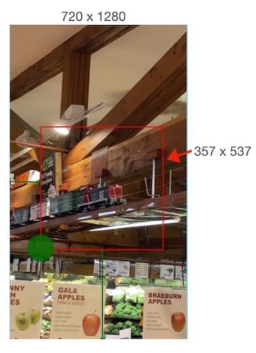 resize rectangle to video dimensions